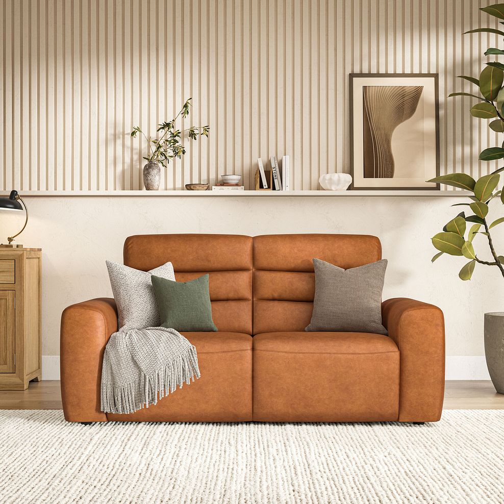 Cohen Group 8 Electric Recliner in Virgo Cognac Leather 3