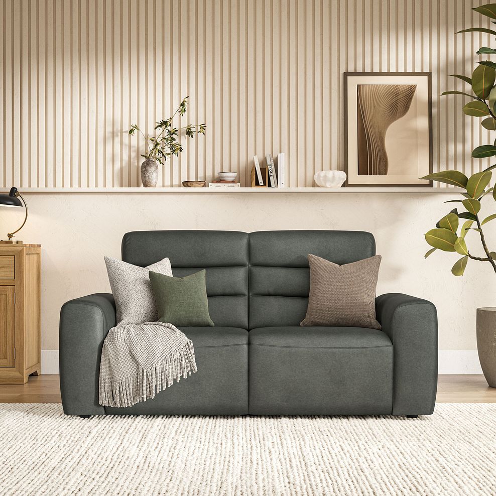 Cohen Group 8 Electric Recliner in Virgo Lead Leather 3