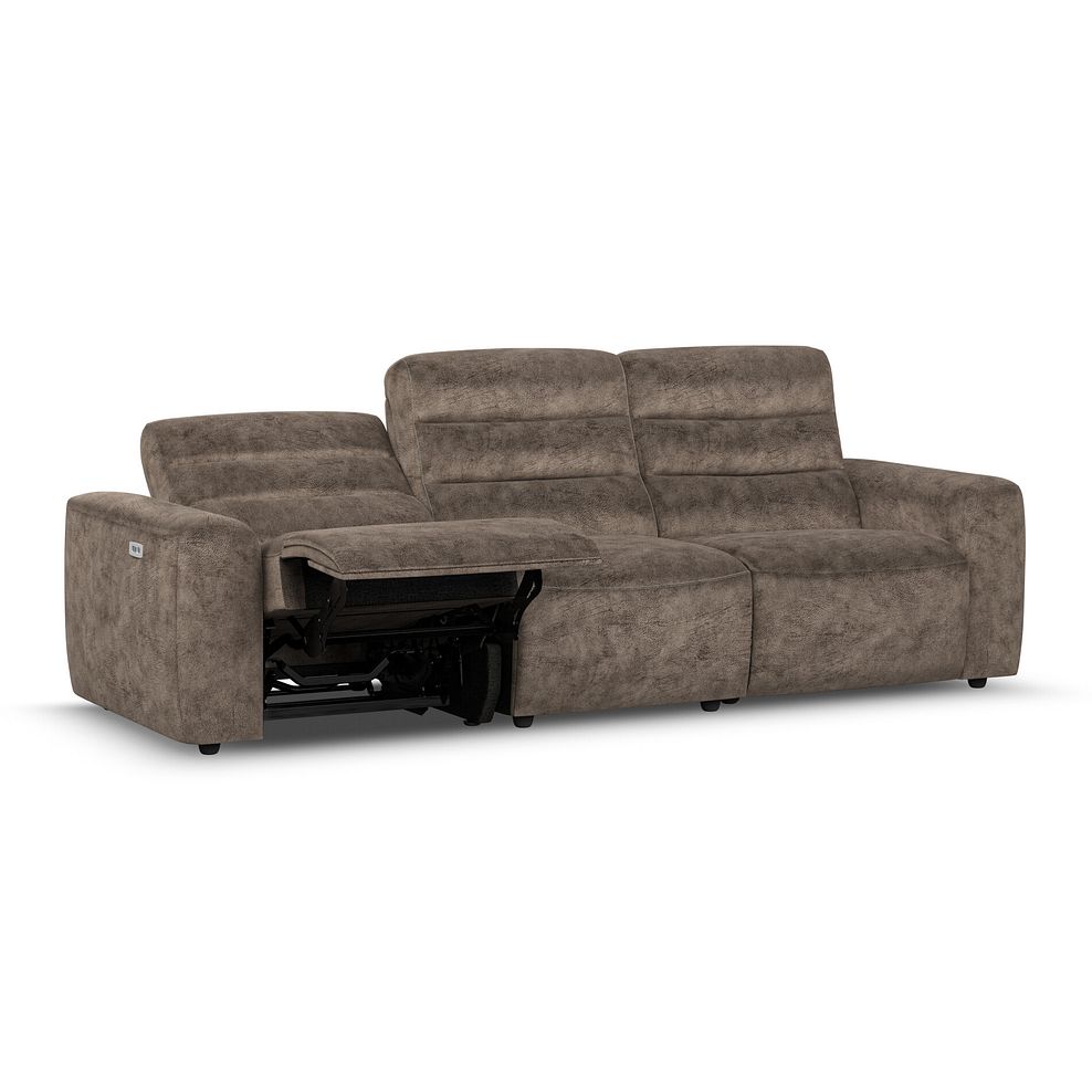 Cohen Group 9 Electric Recliner in Dapple Chocolate Fabric 3