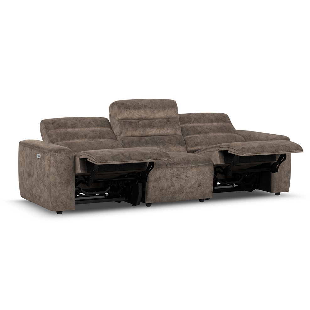 Cohen Group 9 Electric Recliner in Dapple Chocolate Fabric 4