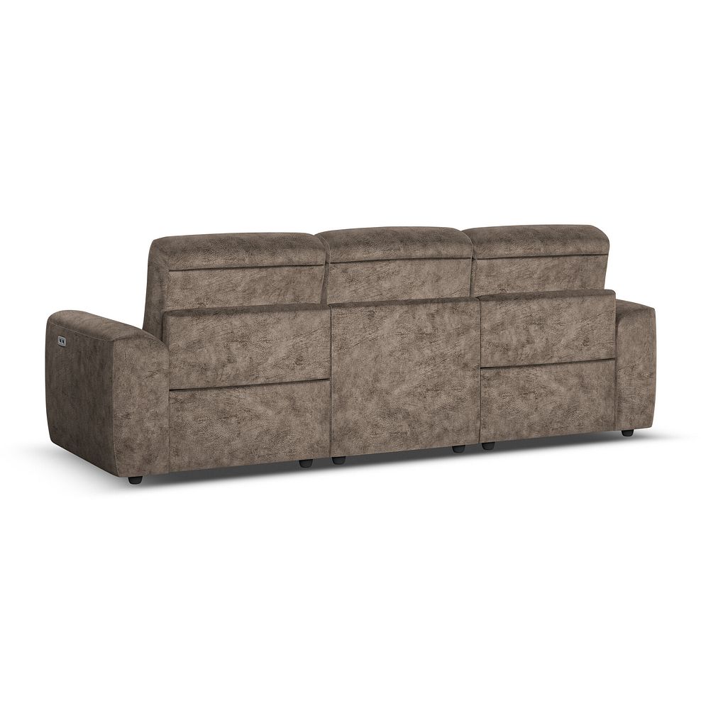 Cohen Group 9 Electric Recliner in Dapple Chocolate Fabric 6