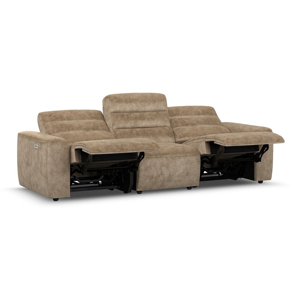 Cohen Group 9 Electric Recliner in Dapple Taupe Fabric 4