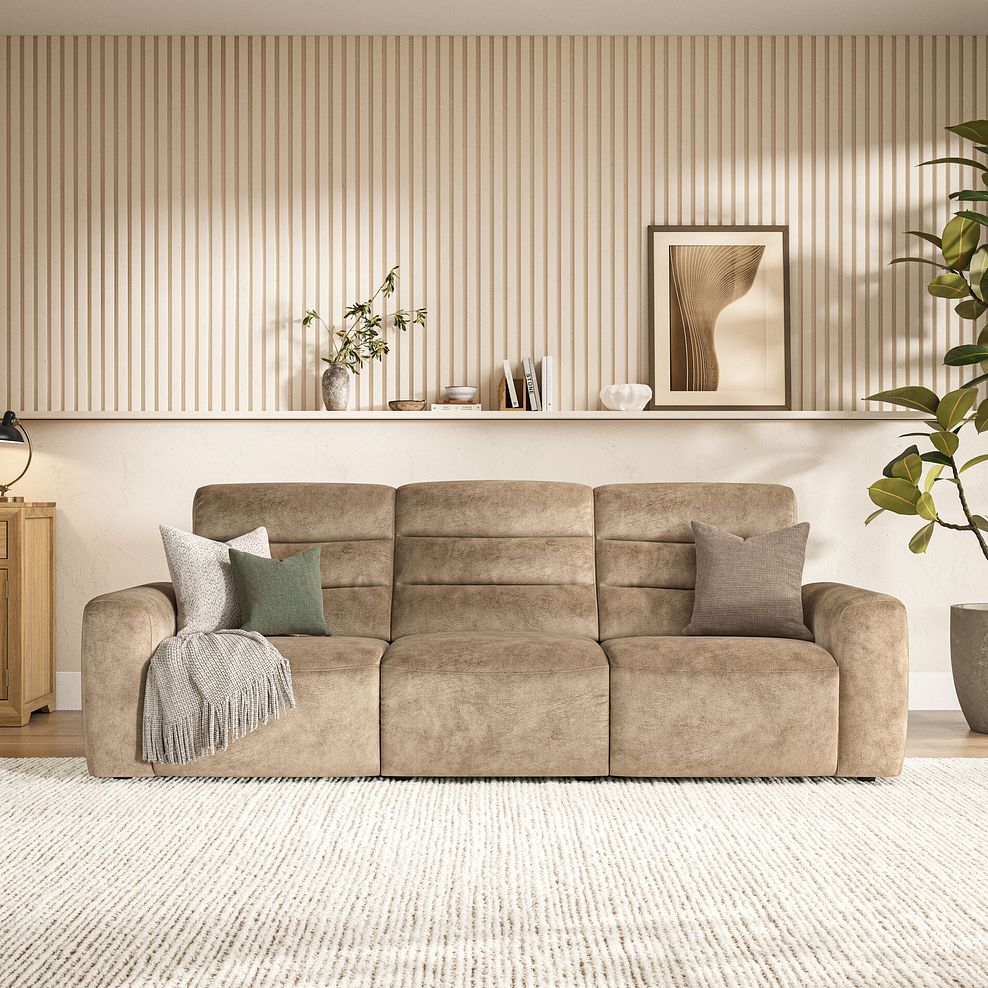 Cohen Group 9 Electric Recliner in Dapple Taupe Fabric 3