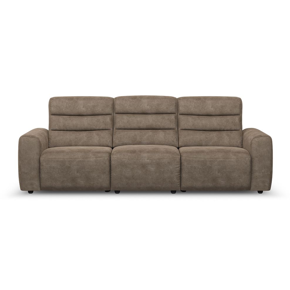 Cohen Group 9 Electric Recliner in Miller Earth Brown Fabric 5