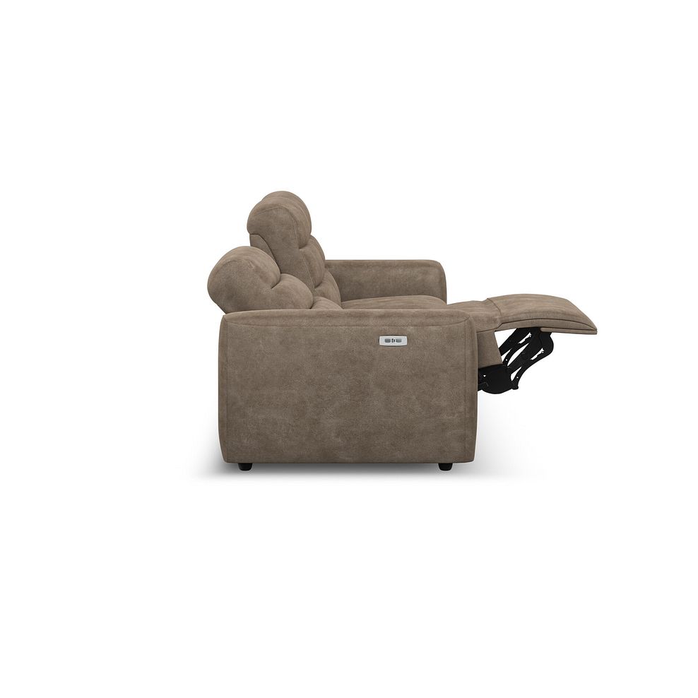 Cohen Group 9 Electric Recliner in Miller Earth Brown Fabric 8