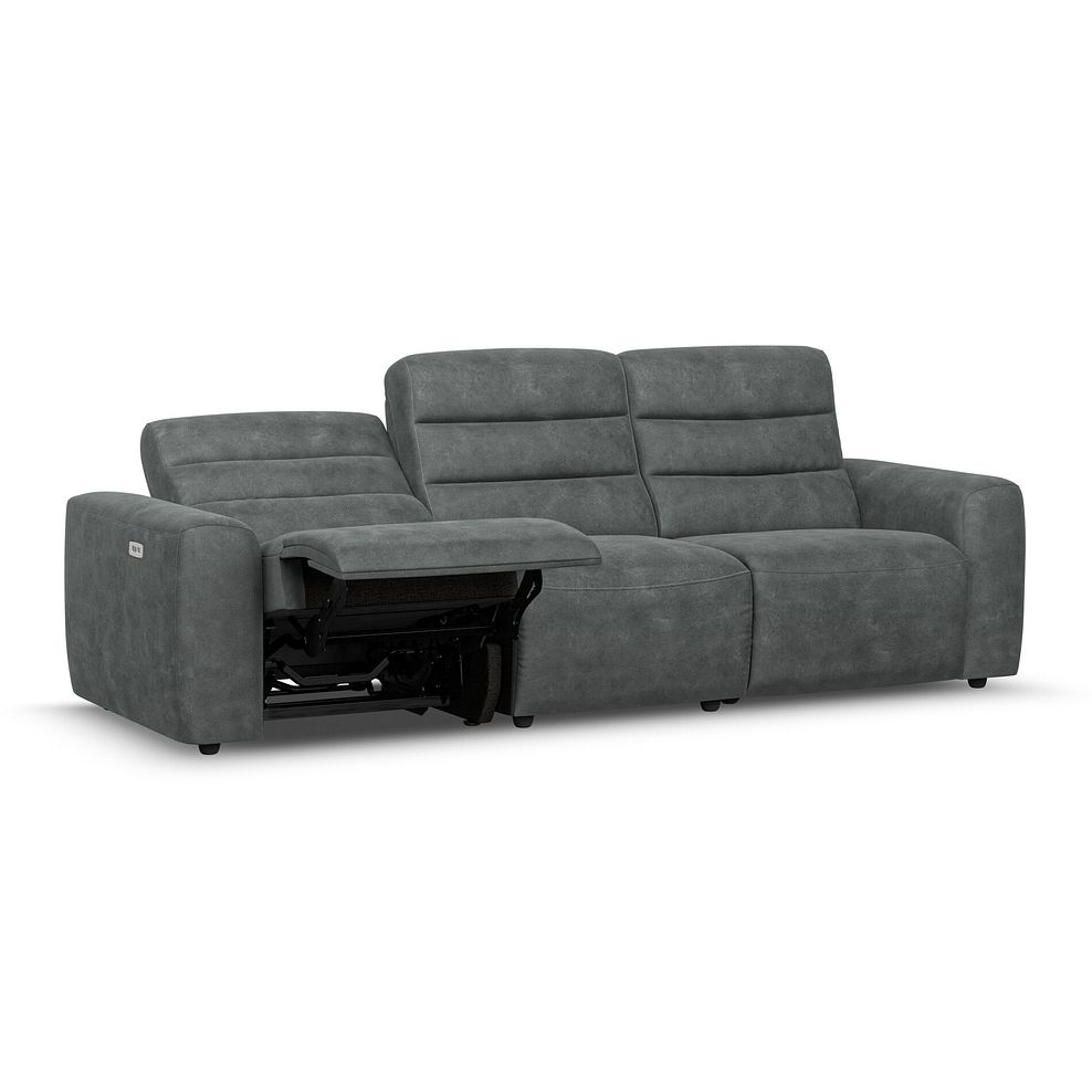 Cohen Group 9 Electric Recliner in Miller Grey Fabric 3