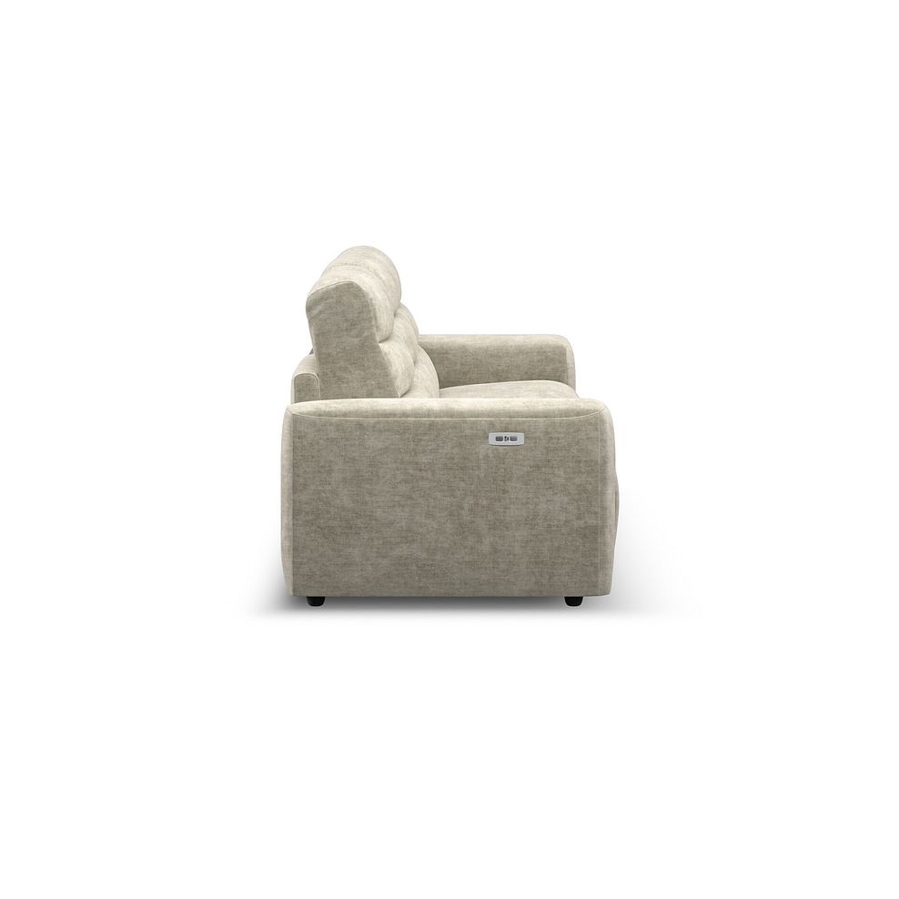 Cohen Group 9 Electric Recliner in Plush Beige Fabric 7