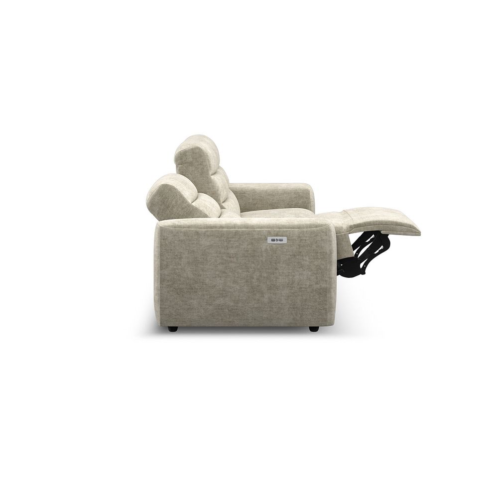 Cohen Group 9 Electric Recliner in Plush Beige Fabric 8