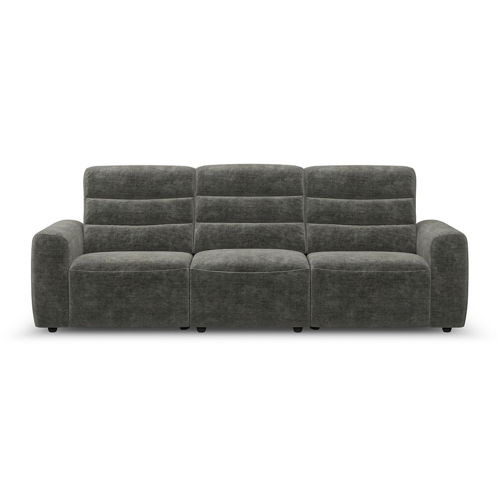 Cohen Group 9 Electric Recliner in Plush Charcoal Fabric 5