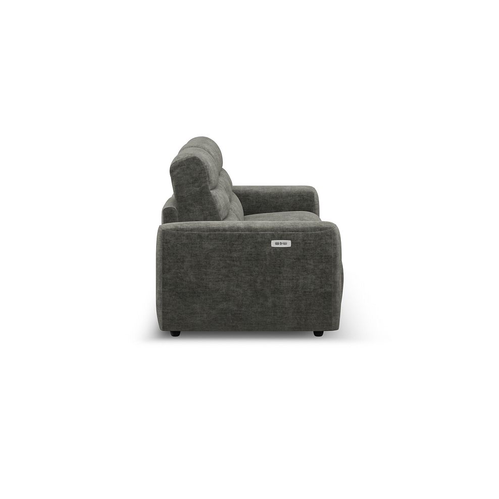 Cohen Group 9 Electric Recliner in Plush Charcoal Fabric 7