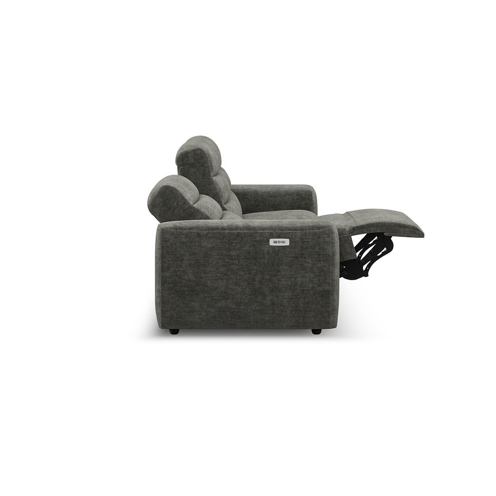 Cohen Group 9 Electric Recliner in Plush Charcoal Fabric 8