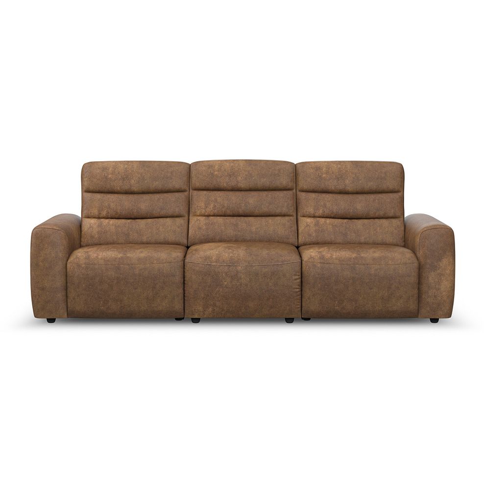 Cohen Group 9 Electric Recliner in Ranch Brown Fabric 5