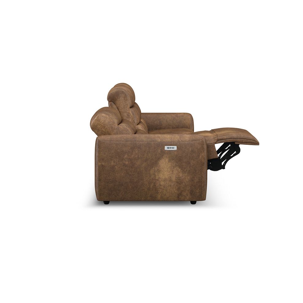 Cohen Group 9 Electric Recliner in Ranch Brown Fabric 8