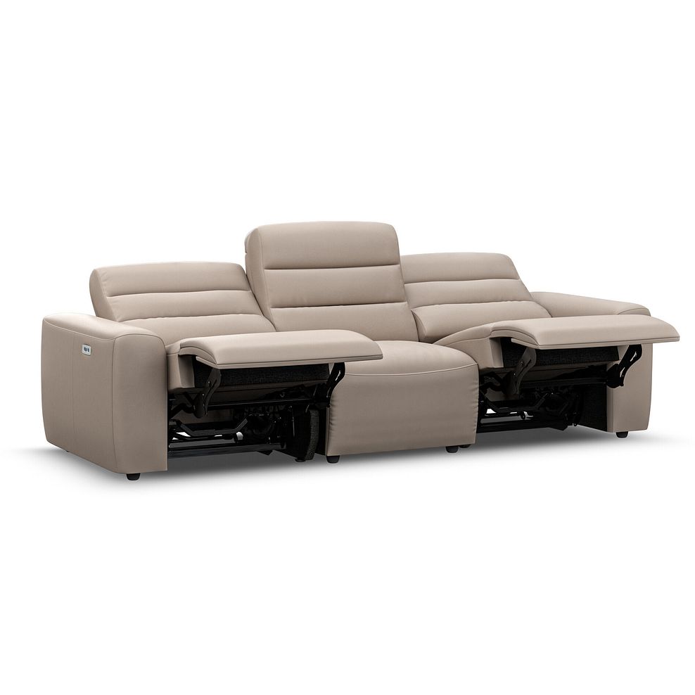 Cohen Group 9 Electric Recliner in Virgo Buff Leather 4