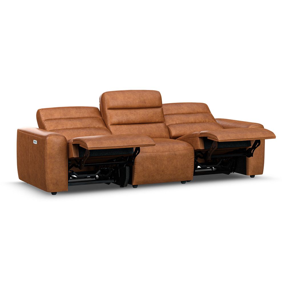 Cohen Group 9 Electric Recliner in Virgo Cognac Leather 4
