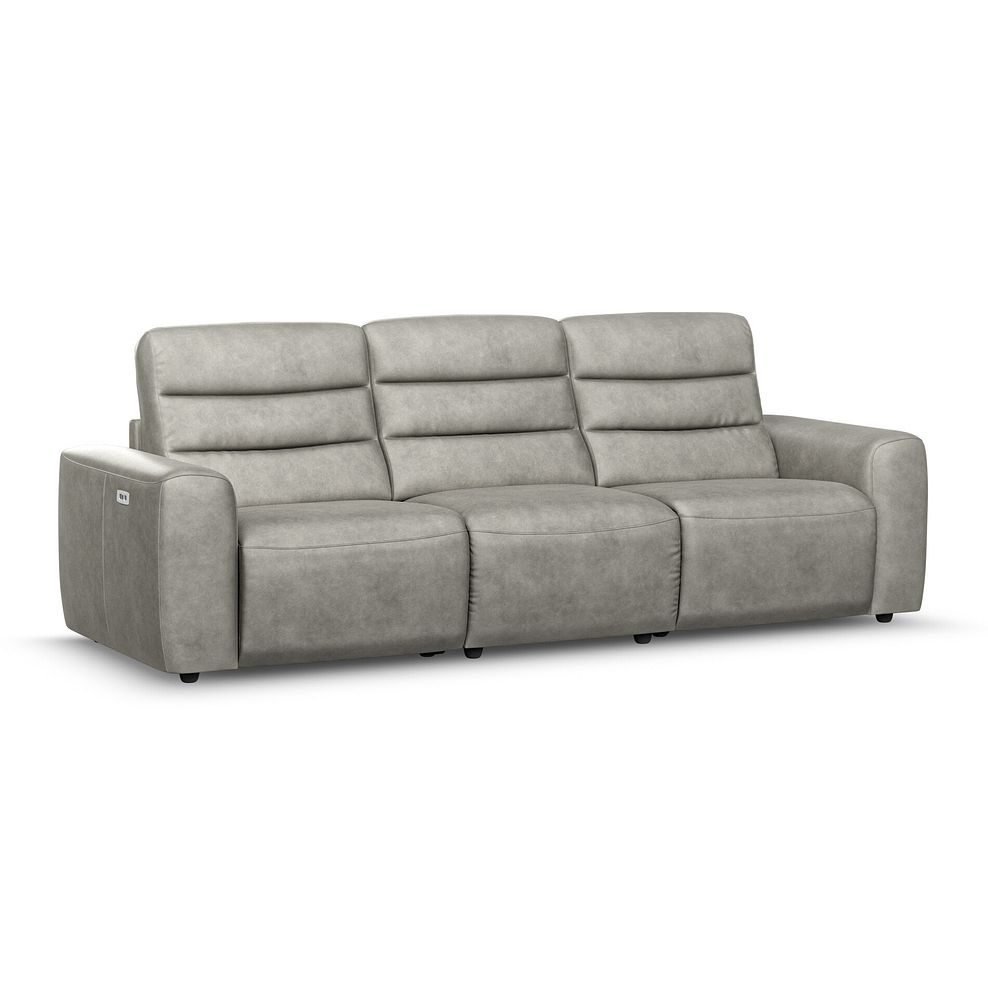 Cohen Group 9 Electric Recliner in Virgo Platinum Leather 1