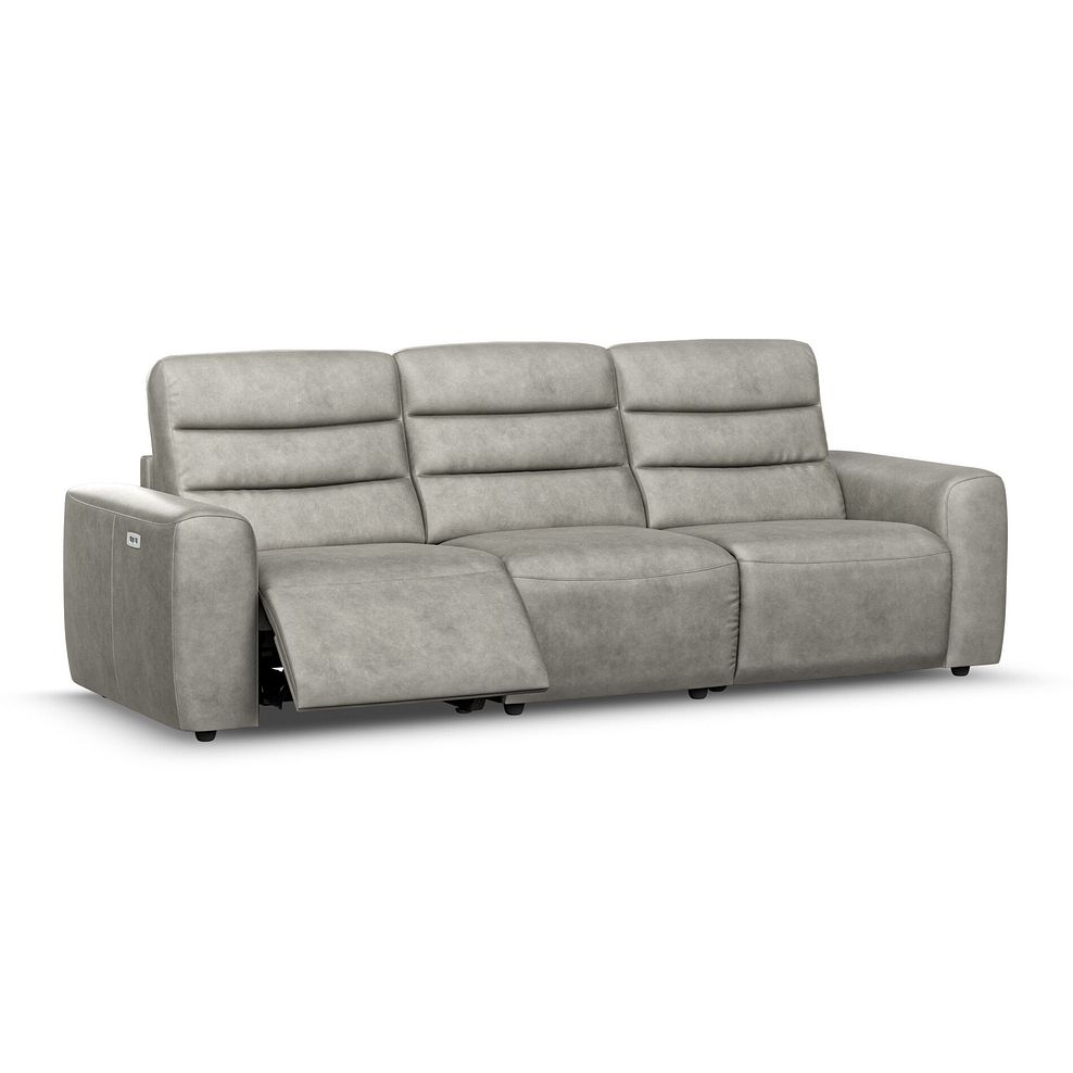 Cohen Group 9 Electric Recliner in Virgo Platinum Leather 2