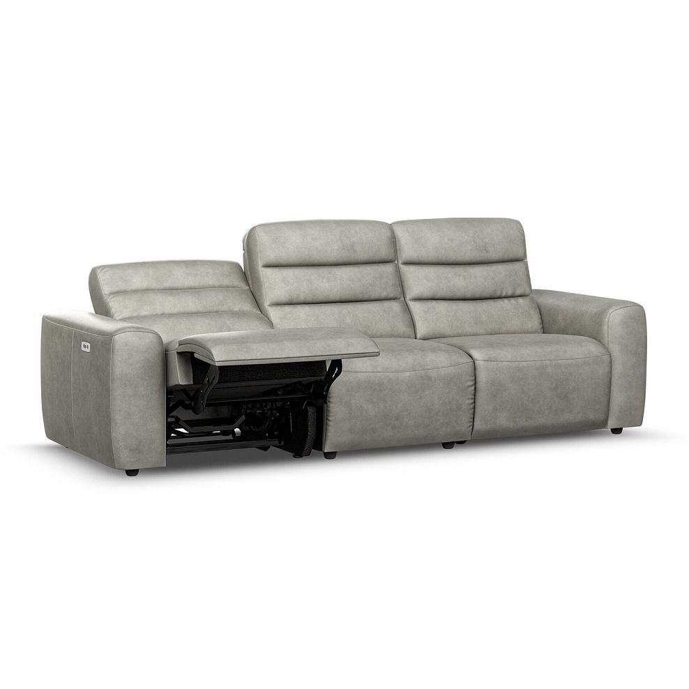 Cohen Group 9 Electric Recliner in Virgo Platinum Leather 3