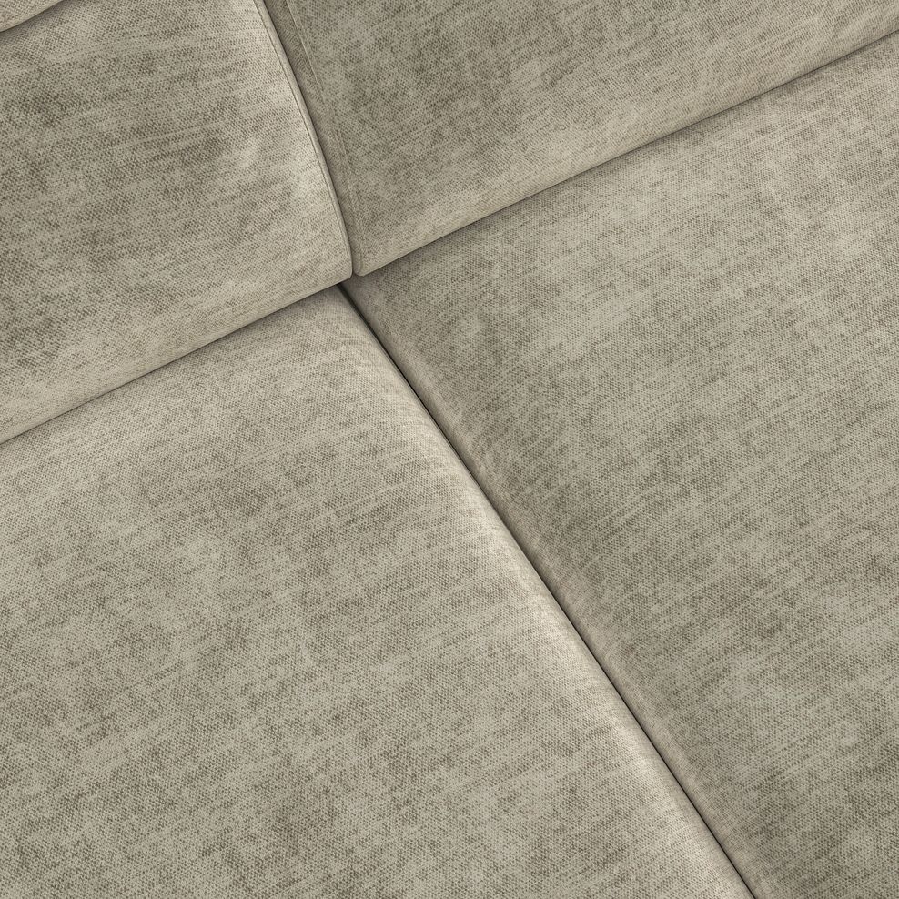 Cohen Large Corner Electric Recliner with Left Hand Sofa Bed and Console in Plush Beige Fabric 13