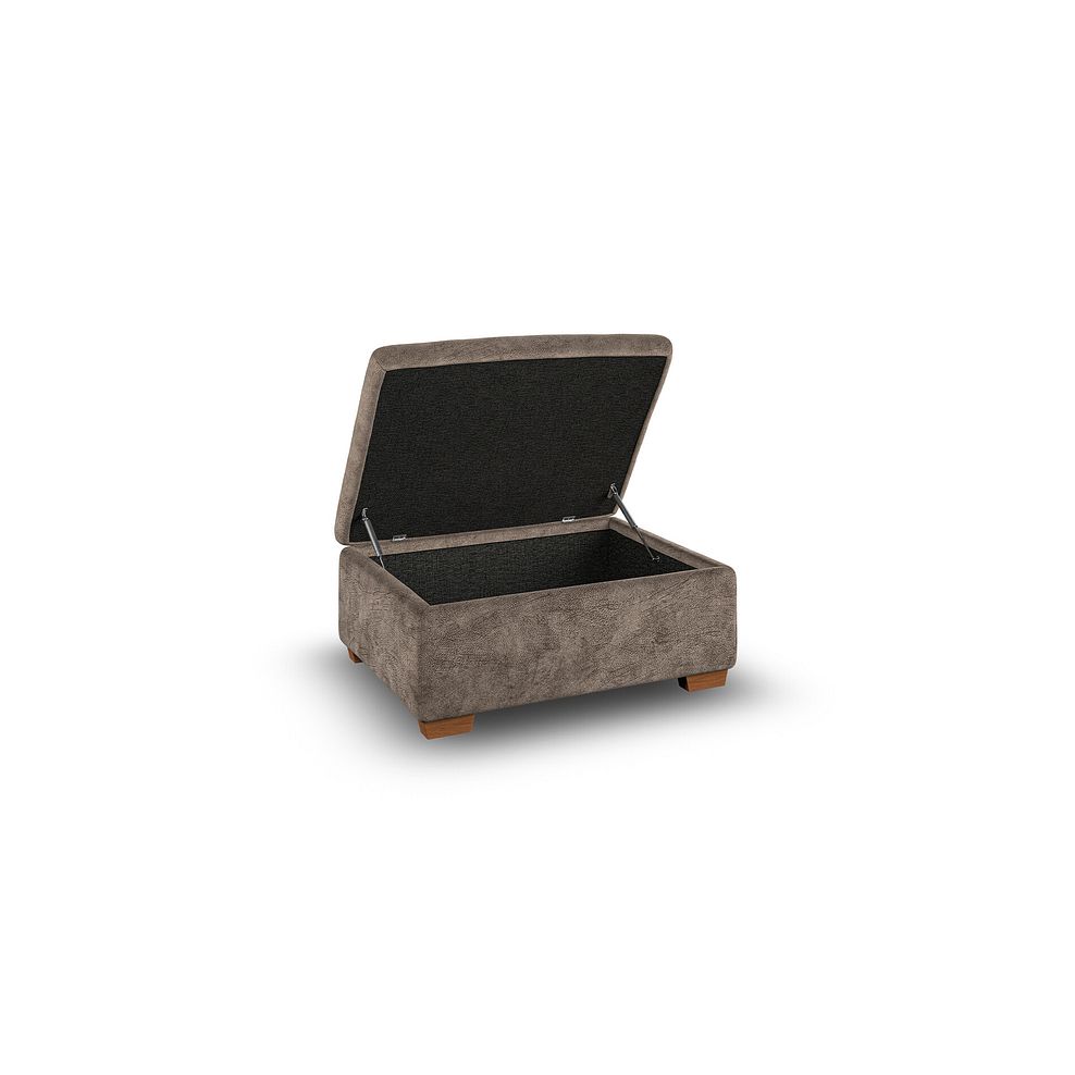 Cohen Storage Footstool in Dapple Chocolate Fabric 2
