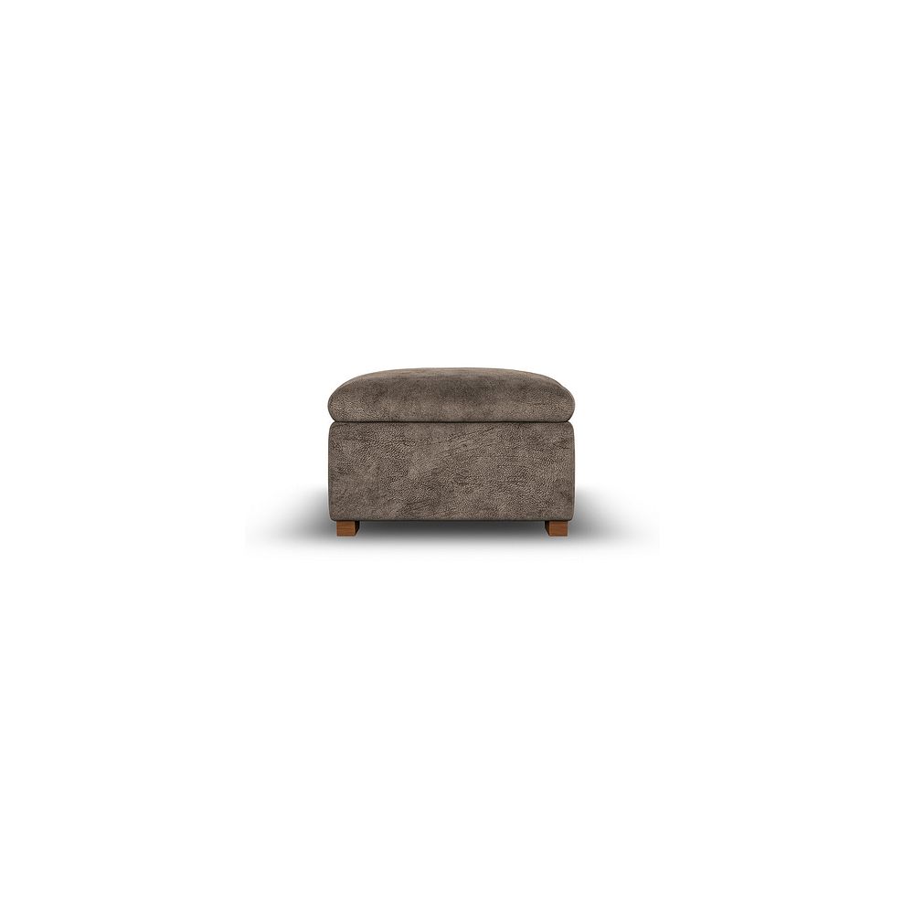 Cohen Storage Footstool in Dapple Chocolate Fabric 5