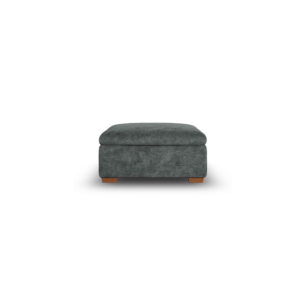 Cohen Storage Footstool in Dapple Grey Fabric 3