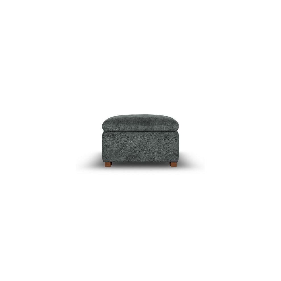 Cohen Storage Footstool in Dapple Grey Fabric 5