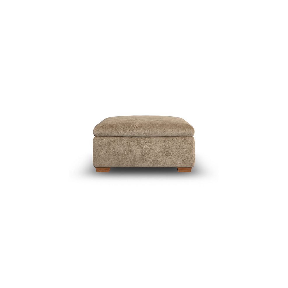 Cohen Storage Footstool in Dapple Taupe Fabric 3