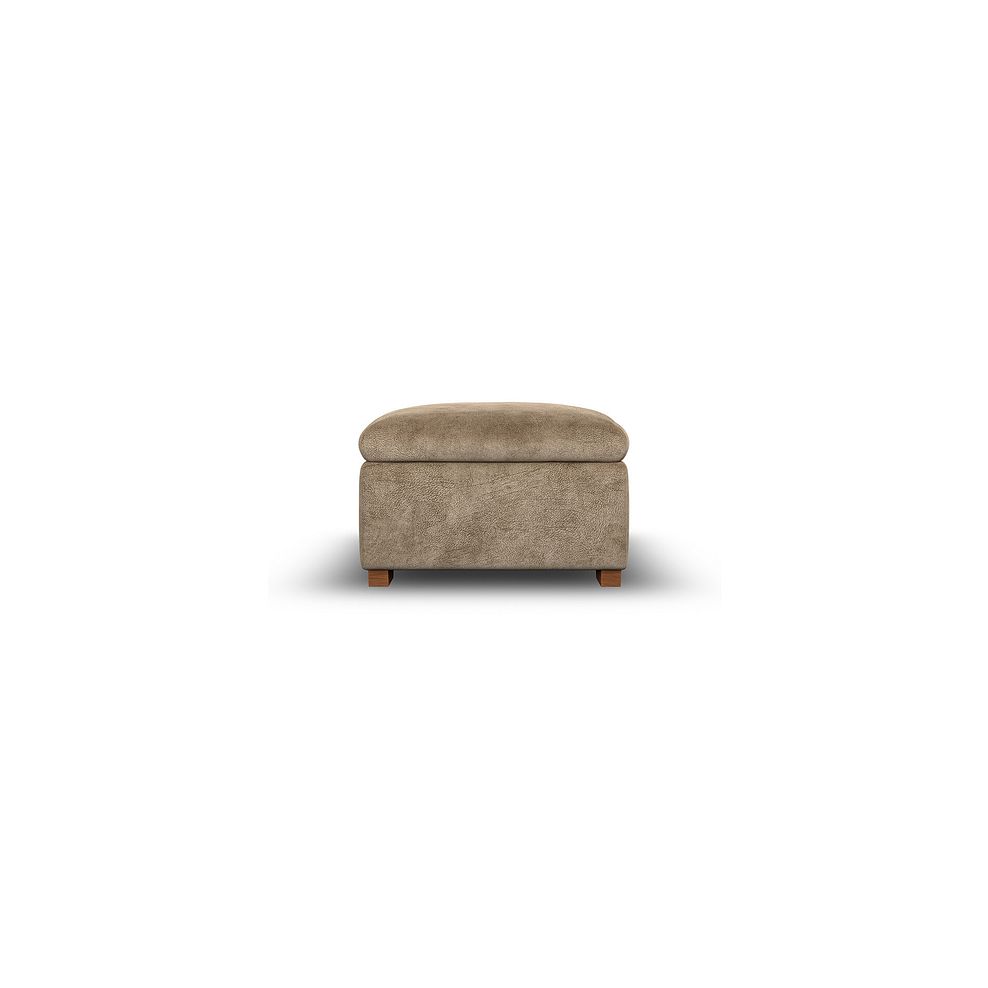 Cohen Storage Footstool in Dapple Taupe Fabric 5