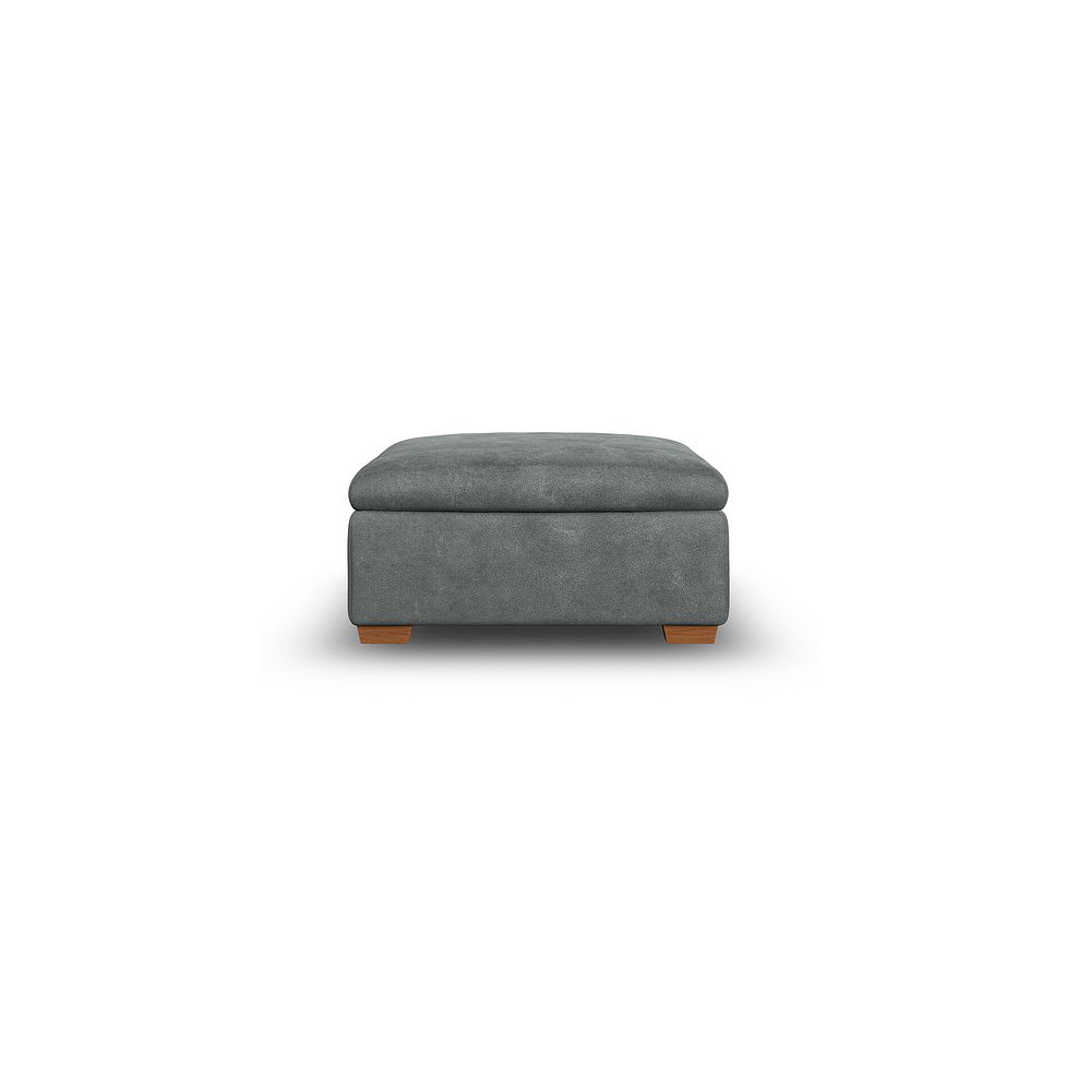 Cohen Storage Footstool in Miller Grey Fabric 3