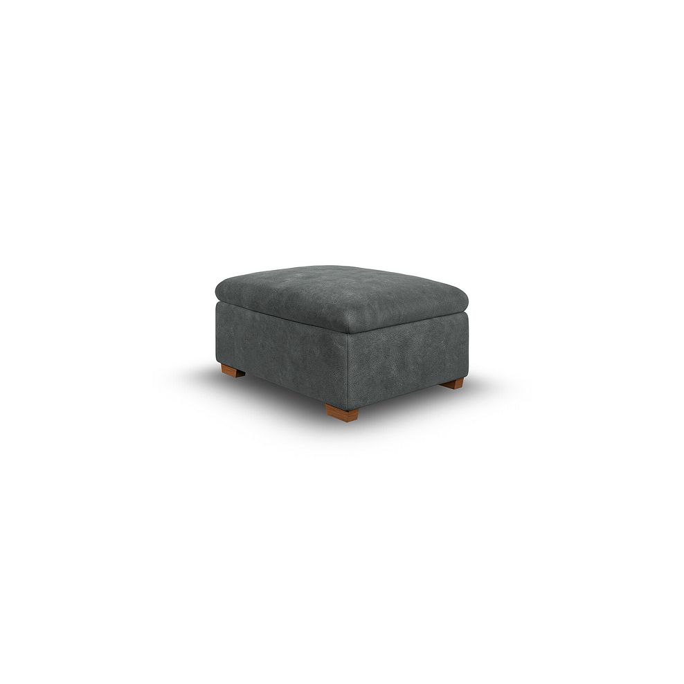 Cohen Storage Footstool in Miller Grey Fabric 4