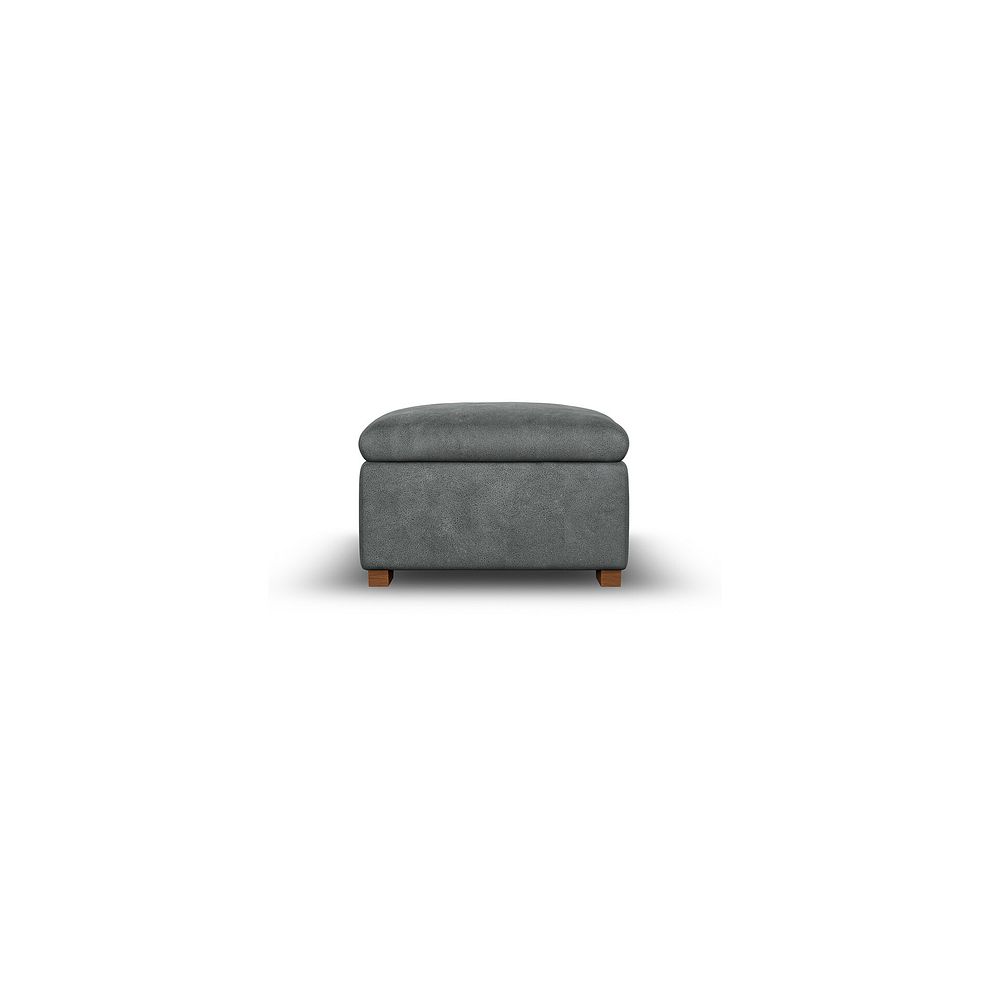 Cohen Storage Footstool in Miller Grey Fabric 5