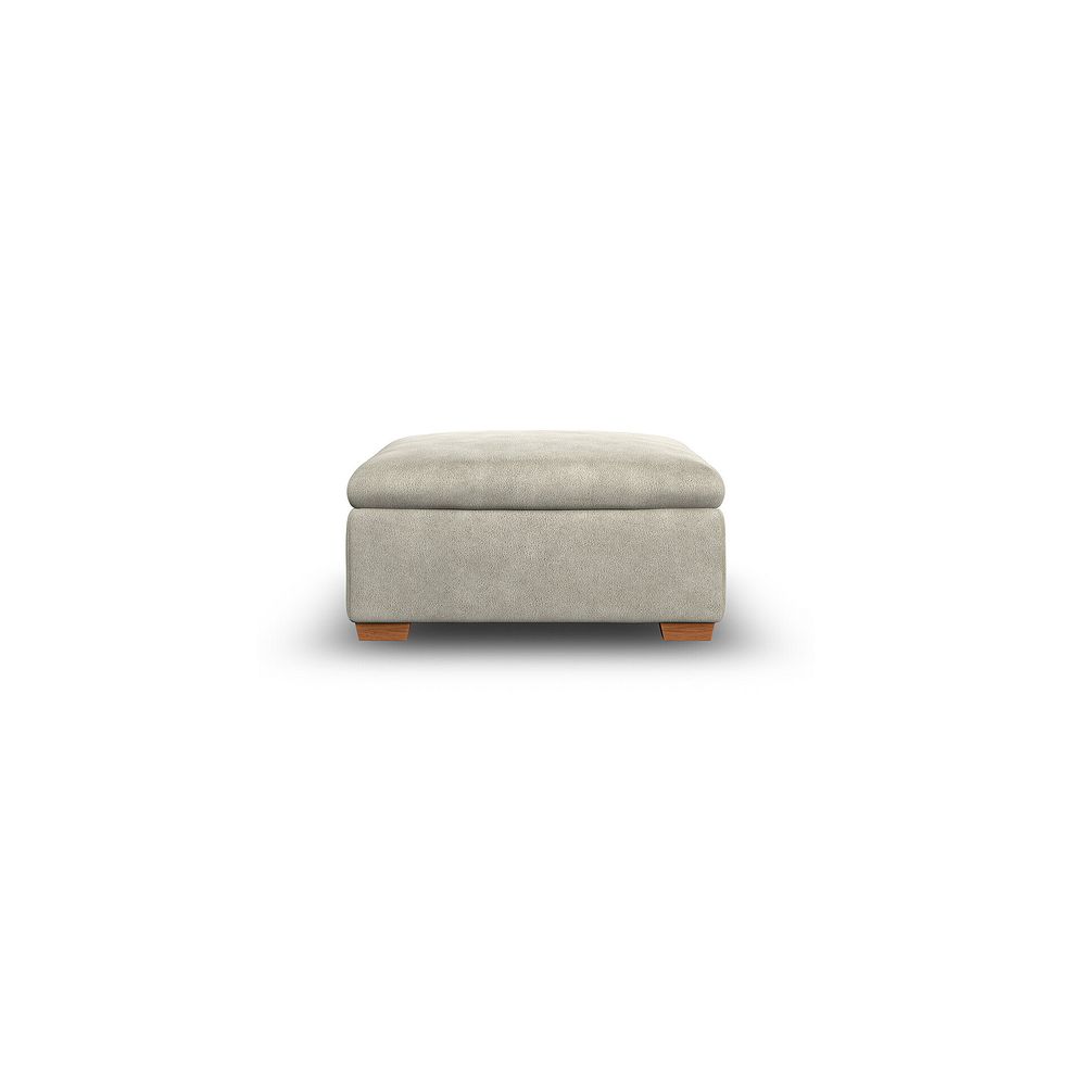 Cohen Storage Footstool in Miller Taupe Fabric 3