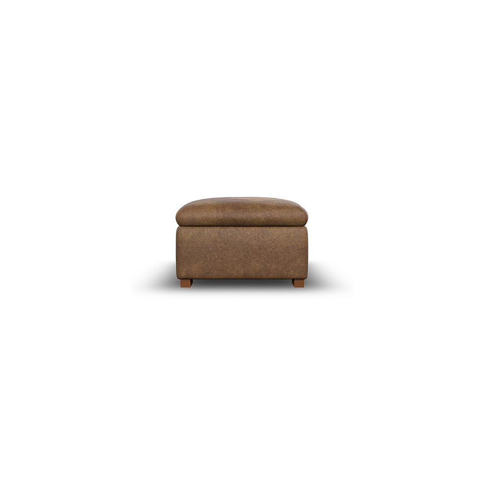 Cohen Storage Footstool in Ranch Brown Fabric 5