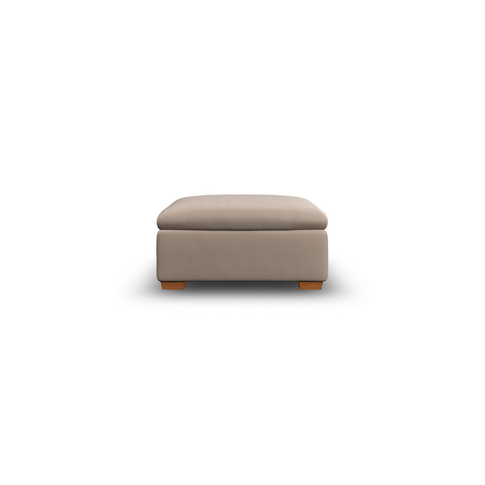 Cohen Storage Footstool in Virgo Buff Leather 3