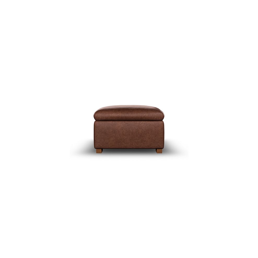 Cohen Storage Footstool in Virgo Chestnut Leather 4