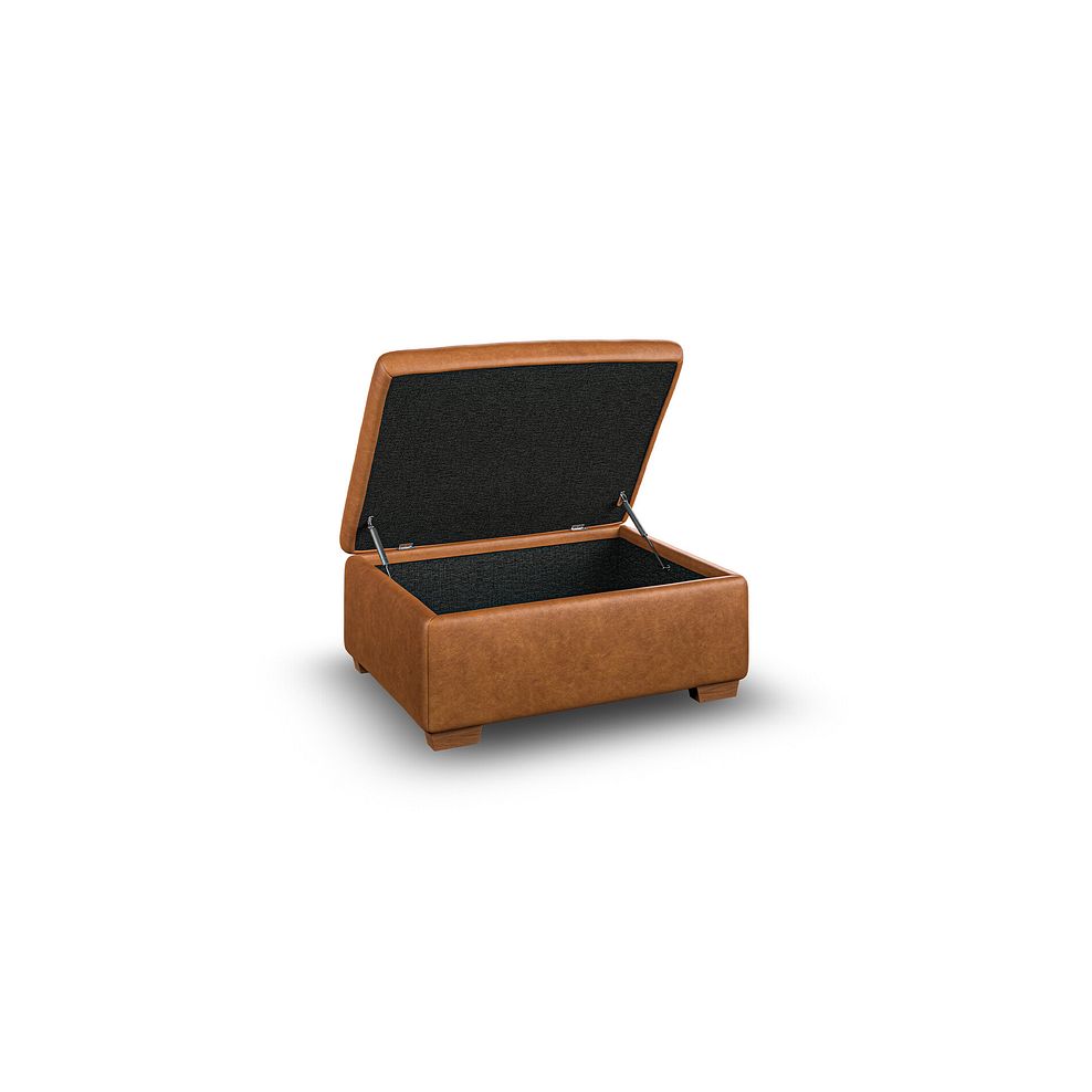 Cohen Storage Footstool in Virgo Cognac Leather 2