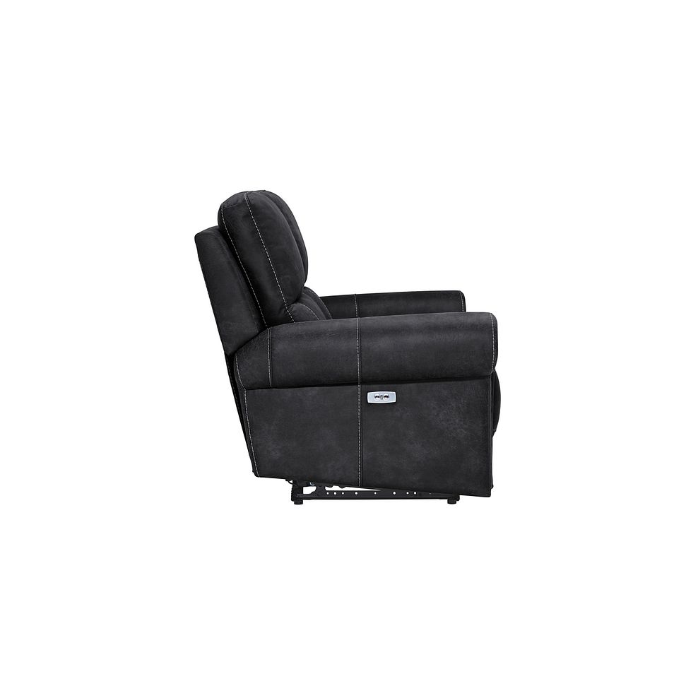 Colorado 2 Seater Electric Recliner in Miller Grey Fabric 6