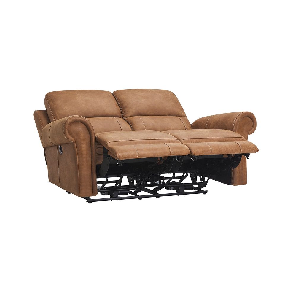 Colorado 2 Seater Electric Recliner in Ranch Brown Fabric 7