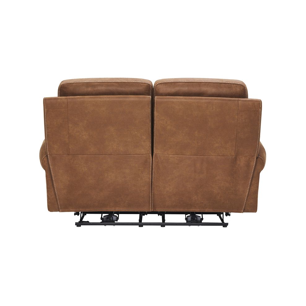 Colorado 2 Seater Electric Recliner in Ranch Brown Fabric 8