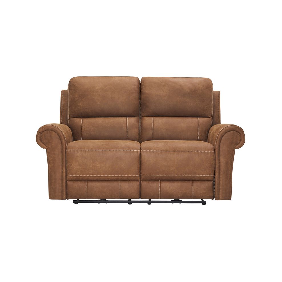 Colorado 2 Seater Electric Recliner in Ranch Brown Fabric 3