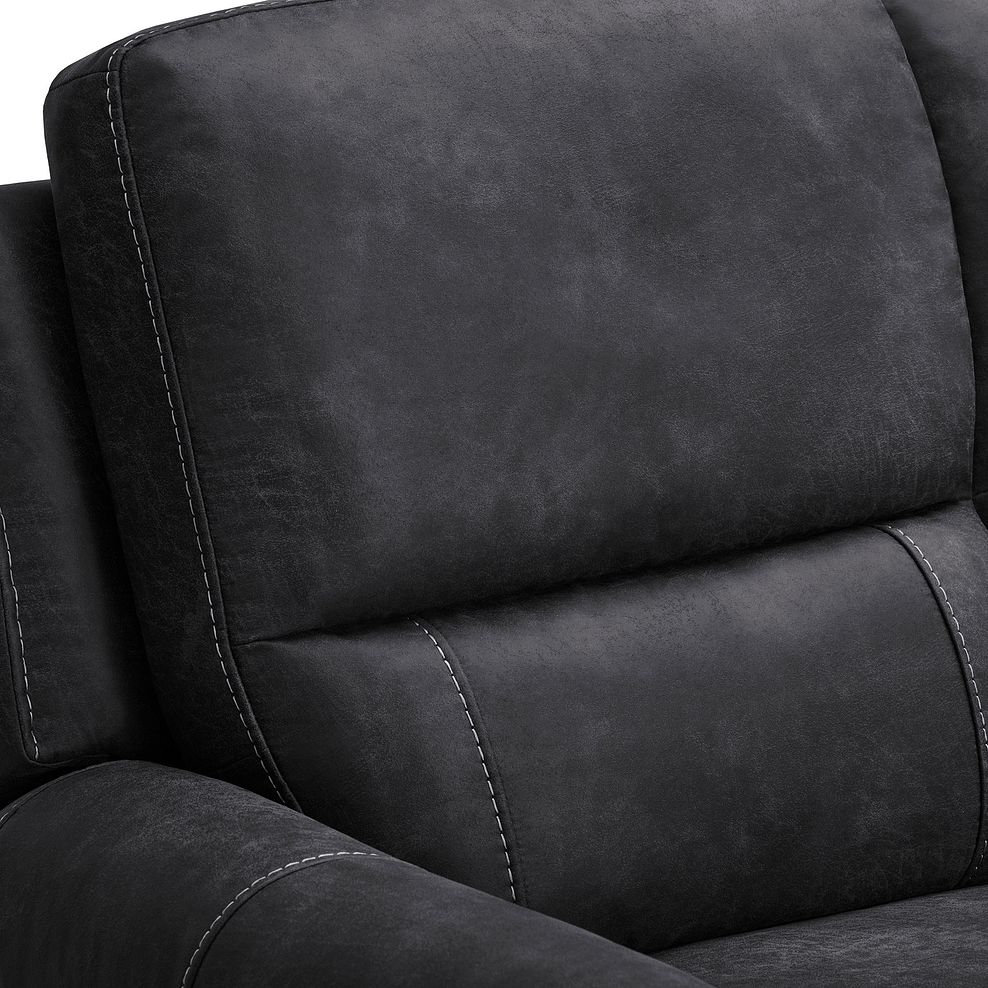Colorado 2 Seater Sofa in Miller Grey Fabric 6