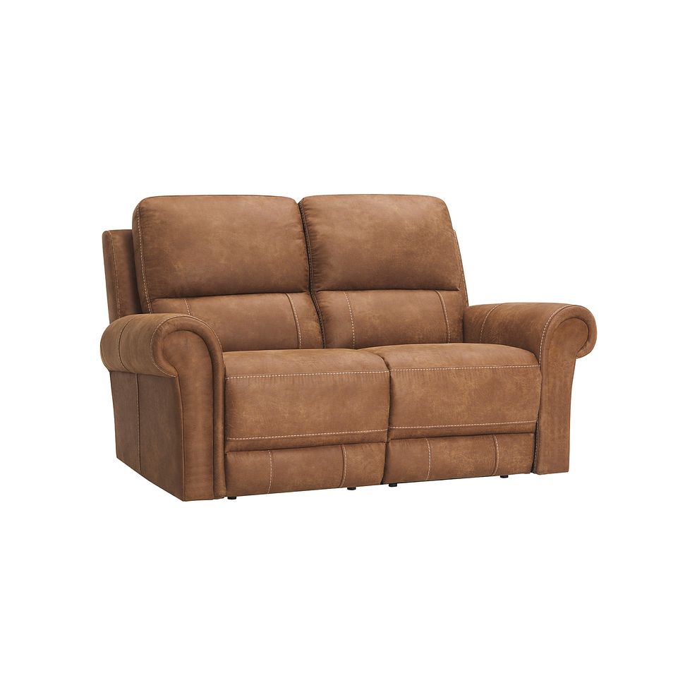 Colorado 2 Seater Sofa in Ranch Brown Fabric