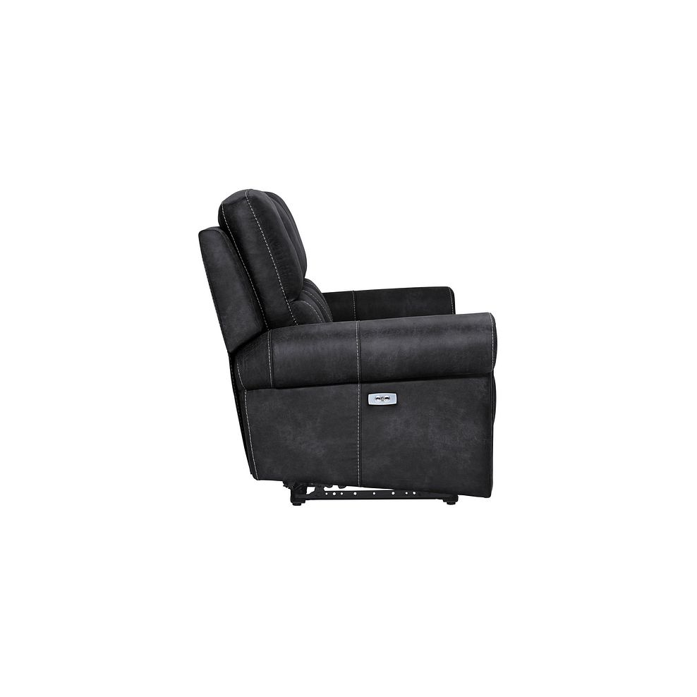 Colorado 3 Seater Electric Recliner in Miller Grey Fabric 8