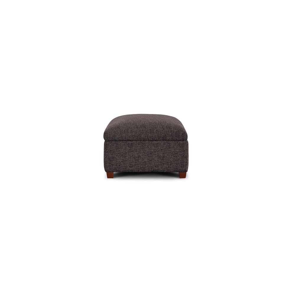 Colorado Storage Footstool in Andaz Charcoal Fabric 4