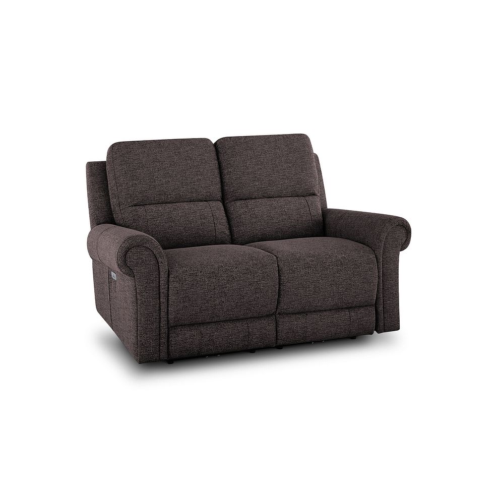 Colorado 2 Seater Electric Recliner in Andaz Charcoal Fabric 1