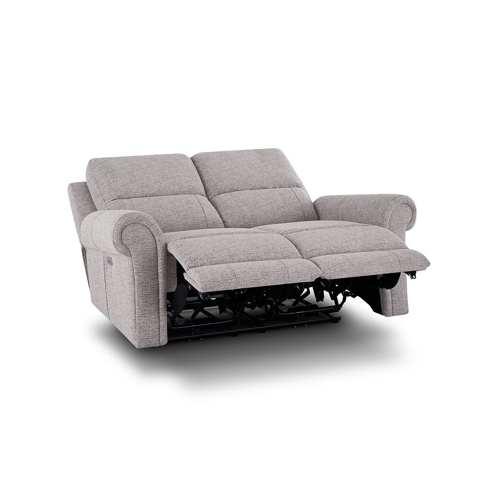 Colorado 2 Seater Electric Recliner in Andaz Silver Fabric 5