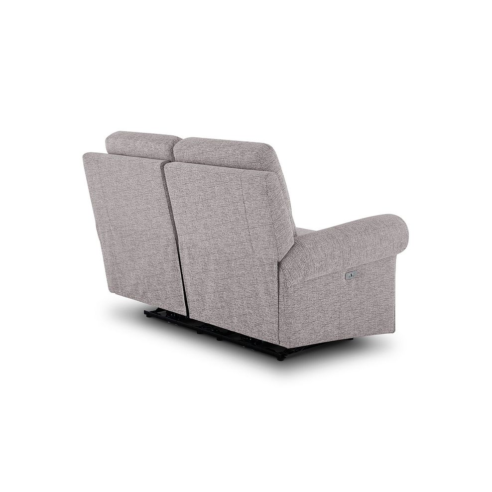 Colorado 2 Seater Electric Recliner in Andaz Silver Fabric 6