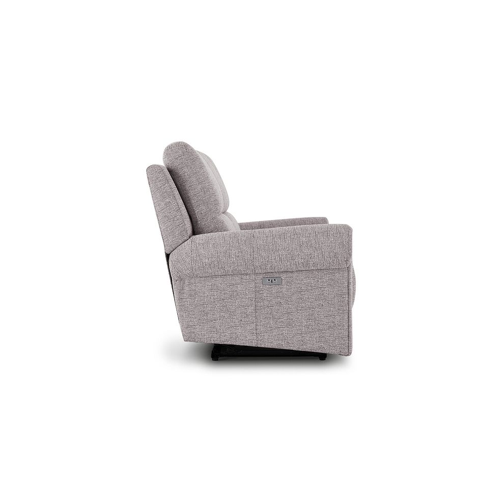 Colorado 2 Seater Electric Recliner in Andaz Silver Fabric 7