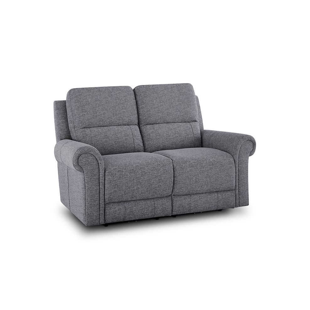 Colorado 2 Seater Sofa in Santos Steel Fabric 1